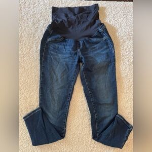 a.Glow Dark Blue Maternity Jeggings Size 6